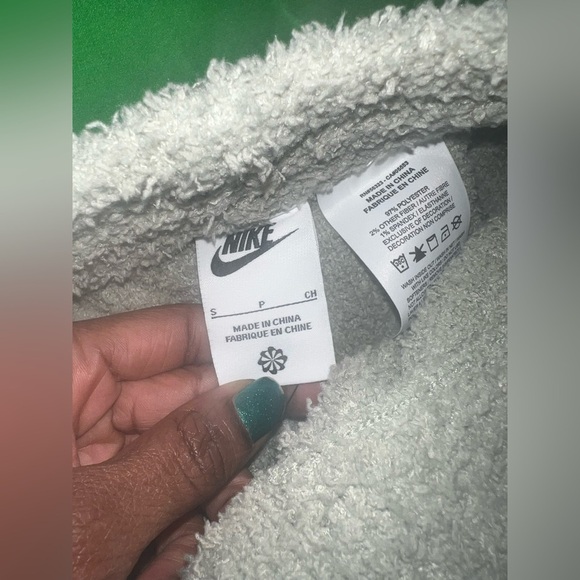 NWT Nike Phoenix Boulce High Waisted Logo Jade Joggers size Small - Picture 5 of 10